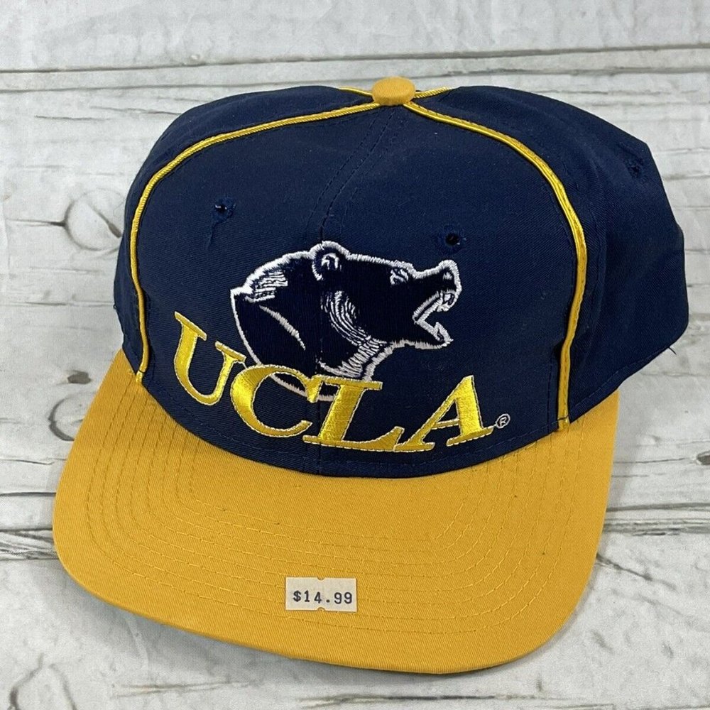 Vintage 90's ULCA Bruins - The Game - Navy/Gold Snapback Hat NEW